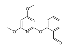 2-(4,6-dimethoxypyrimidin-2-yl)oxybenzaldehyde Structure