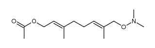 (2E,6E)-8-((dimethylamino)oxy)-3,7-dimethylocta-2,6-dien-1-yl acetate结构式