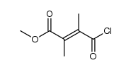 dimethyl-fumaric acid-chloride methyl ester Structure