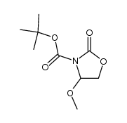 N-Boc-4-methoxy-2-oxazolidinone Structure