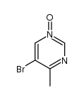 5-bromo-4-methylpyrimidine 1-oxide Structure