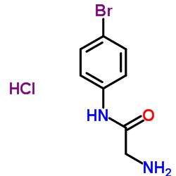 N-(4-Bromophenyl)glycinamide hydrochloride (1:1)图片