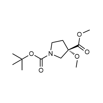 1-(叔丁基)3-甲基(S)-3-甲氧基吡咯烷-1,3-二羧酸酯图片