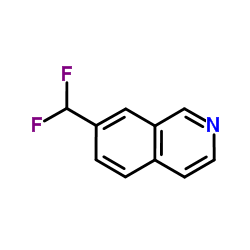 7-(二氟甲基)异喹啉结构式