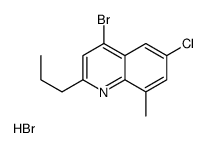 4-Bromo-6-chloro-8-methyl-2-propylquinoline hydrobromide picture