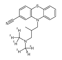 Cyamemazine-d6结构式