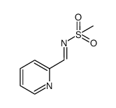 N-(pyridin-2-ylmethylene)methanesulfonamide Structure