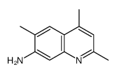 7-amino-2,4,6-trimethylquinoline Structure