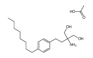 2-amino-2-[2-(4-octylphenyl)ethyl]propane-1,3-diol acetate Structure