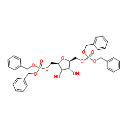 2,5-ANHYDRO-D-GLUCITOL-1,6-BIS-(DIBENZYLPHOSPHATE) Structure