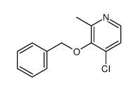 3-Benzyloxy-4-chloro-2-Methyl-pyridine structure