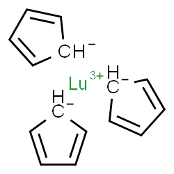 tris(η5-cyclopenta-2,4-dien-1-yl)lutetium Structure