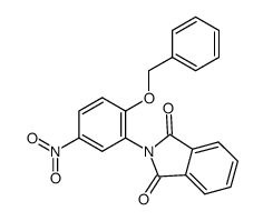 2-(2-(benzyloxy)-5-nitrophenyl)isoindoline-1,3-dione结构式