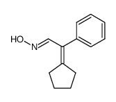 2-cyclopentylidene-2-phenylacetaldehyde oxime结构式