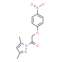 3,5-dimethyl-1-[(4-nitrophenoxy)acetyl]-1H-pyrazole picture