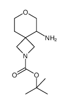 5-Amino-7-oxa-2-aza-spiro[3.5]nonane-2-carboxylic acid tert-butyl ester结构式