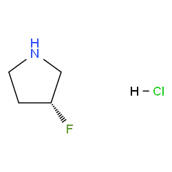 (R)-(-)-3-Fluoropyrrolidine hydrochloride Structure