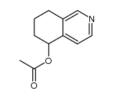 5-acetoxy-5,6,7,8-tetrahydroisoquinoline Structure