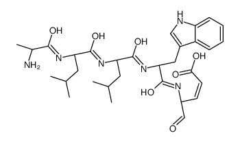 Cyclo(leu-leu-trp-glu-ala)结构式