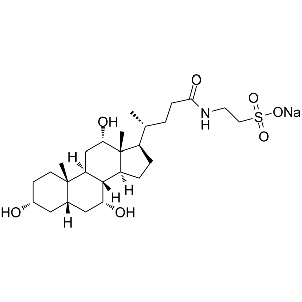 Sodium taurocholate Structure