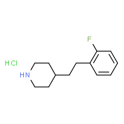 4-[2-(2-FLUORO-PHENYL)-ETHYL]-PIPERIDINEHYDROCHLORIDE Structure