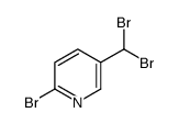 2-bromo-5-(dibromomethyl)pyridine Structure