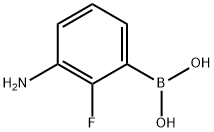 (3-Amino-2-fluorophenyl)boronic acid structure