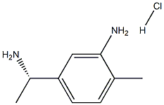 5-((1S)-1-AMINOETHYL)-2-METHYLPHENYLAMINE HCL Structure