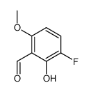 Benzaldehyde,3-fluoro-2-hydroxy-6-methoxy-结构式