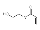 N-(2-hydroxyethyl)-N-methylprop-2-enamide Structure