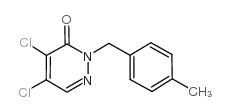 4,5-二氯-2-(4-甲基苄基)-2,3-二氢哒嗪-3-酮结构式