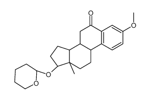 3-O-Methyl 6-Keto 17β-Estradiol 17-O-Tetrahydropyran structure