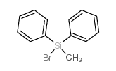 bromo-methyl-diphenyl-silane结构式