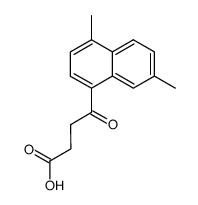 4-(4.7-Dimethyl-naphthyl-(1))-4-oxo-buttersaeure结构式