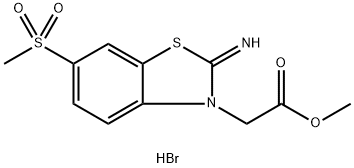 Methyl 2-(2-imino-6-(methylsulfonyl)benzo[d]thiazol-3(2H)-yl)acetate hydrobromide picture