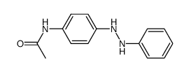 acetic acid-[4-(N'-phenyl-hydrazino)-anilide] Structure