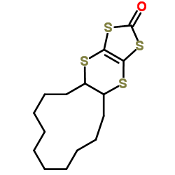 4a,5,6,7,8,9,10,11,12,13,14,14a-Dodecahydrocyclododeca[b][1,3]dithiolo[4,5-e][1,4]dithiin-2-one Structure