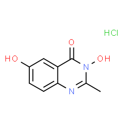 3,6-dihydroxy-2-methylquinazolin-4(3H)-one hydrochloride Structure