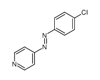 4-(4-chlorophenylazo)pyridine Structure