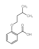 2-(3-Methylbutoxy)benzoic acid Structure