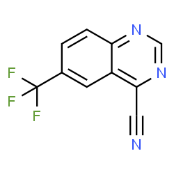 6-(trifluoromethyl)quinazoline-4-carbonitrile Structure