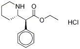 (±)-threo-Ethylphenidate hydrochloride (Ritalinic Acid ethyl ester) Structure