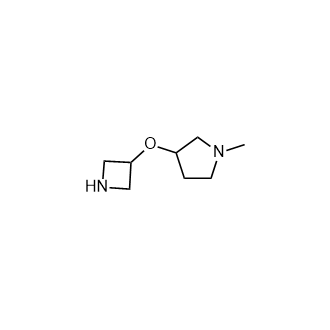 3-(Azetidin-3-yloxy)-1-methylpyrrolidine Structure