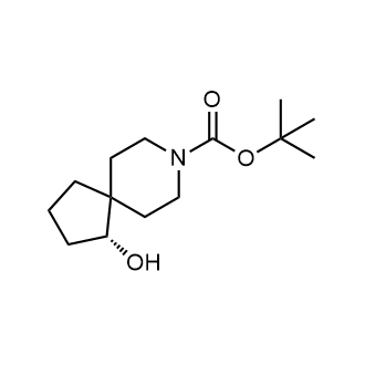 Tert-butyl (R)-1-hydroxy-8-azaspiro[4.5]Decane-8-carboxylate Structure