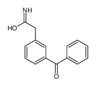 2-(3-benzoylphenyl)acetamide Structure