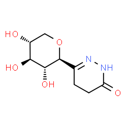 4,5-DIHYDRO-6-D-XYLOPYRANOSYL-3(2H)-PYRIDAZINONE结构式