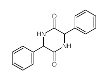 2,5-Piperazinedione,3,6-diphenyl- Structure