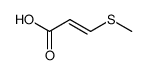 (E)-3-(Methylthio)acrylic acid Structure