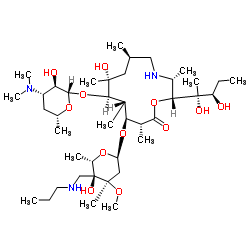 土拉霉素 B结构式