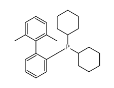 Dicyclohexyl(2',6'-dimethyl-2-biphenylyl)phosphine Structure